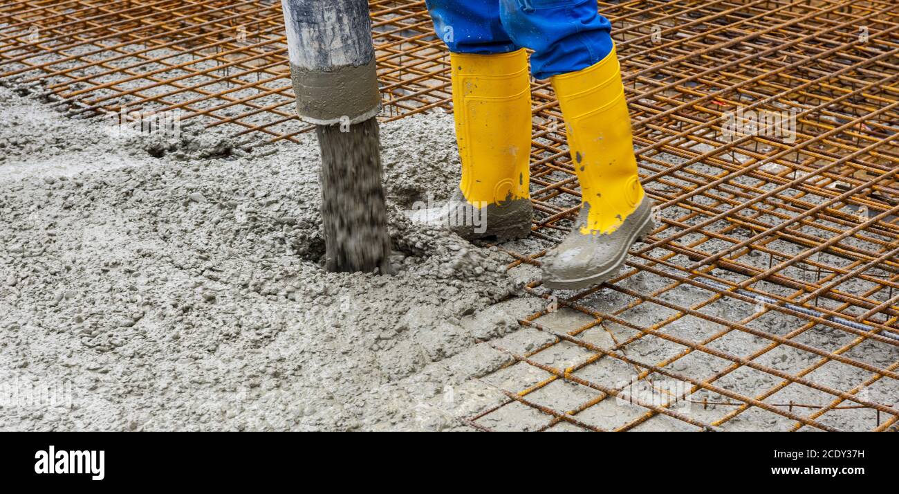 New Building With Cement Floor Stock Photo Alamy   New Building With Cement Floor 2CDY37H 