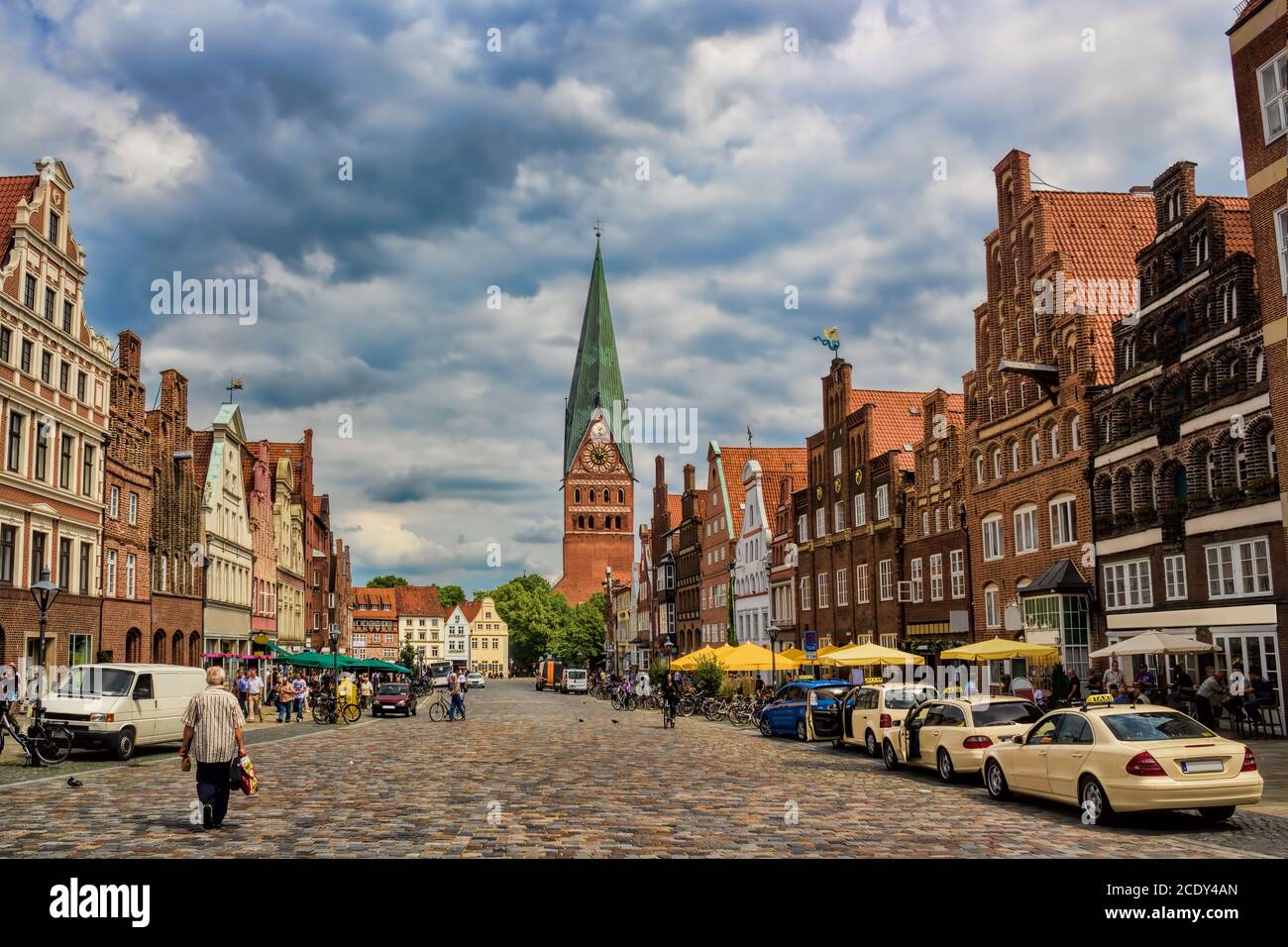 Historic old town in Lueneburg, Germany Stock Photo