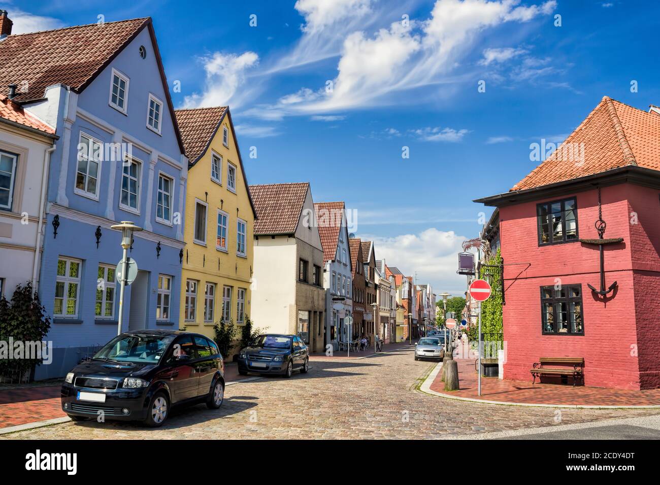 old town of Glückstadt in Germany Stock Photo