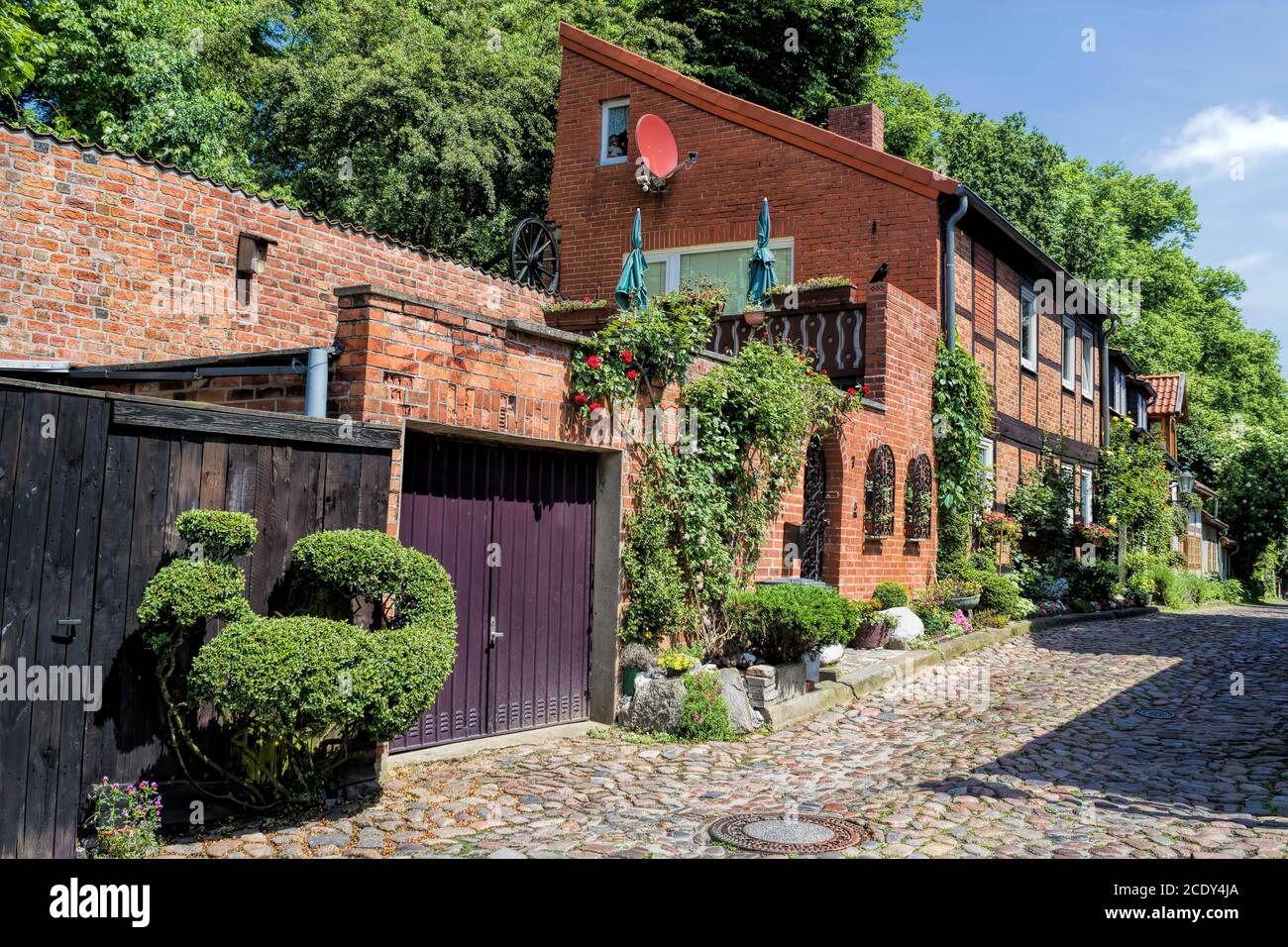 Old town of Lueneburg in Germany Stock Photo