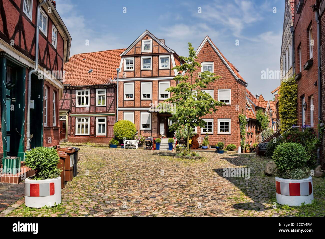 Old town of Stade in Germany Stock Photo