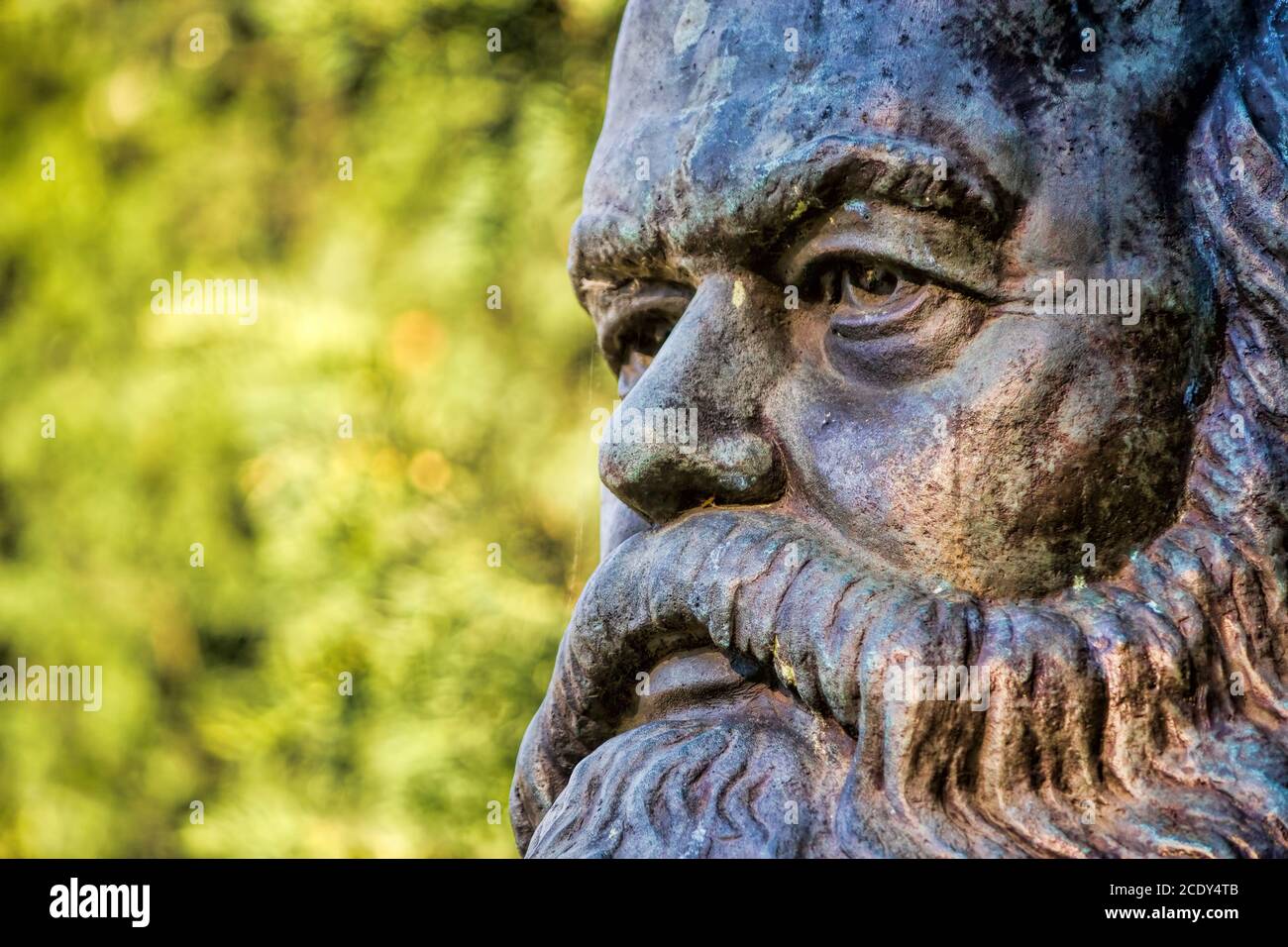 Monument of Karl Marx in Berlin, Germany Stock Photo