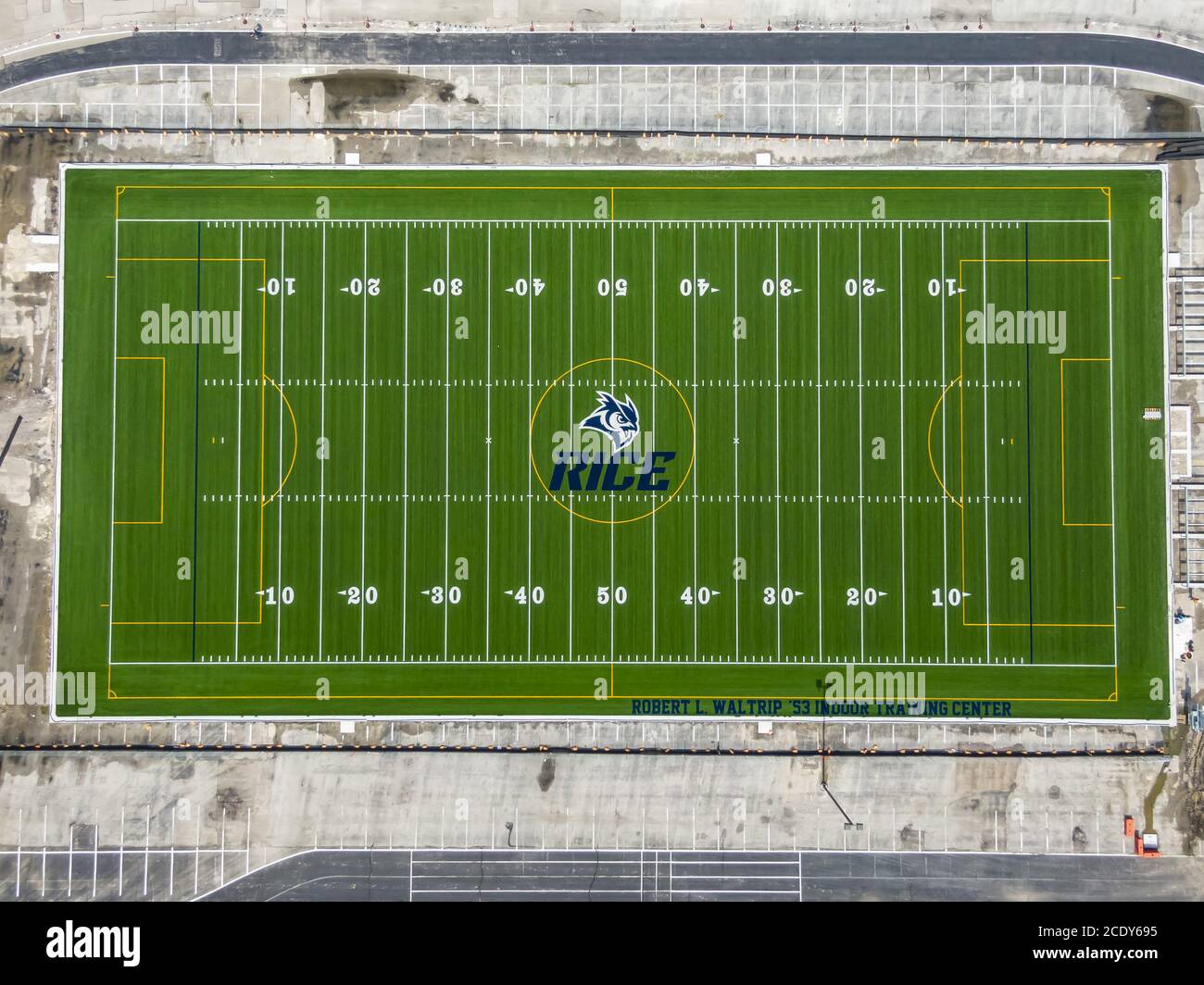 Aerial View of Rice Stadium in Houston, Texas Stock Photo Alamy