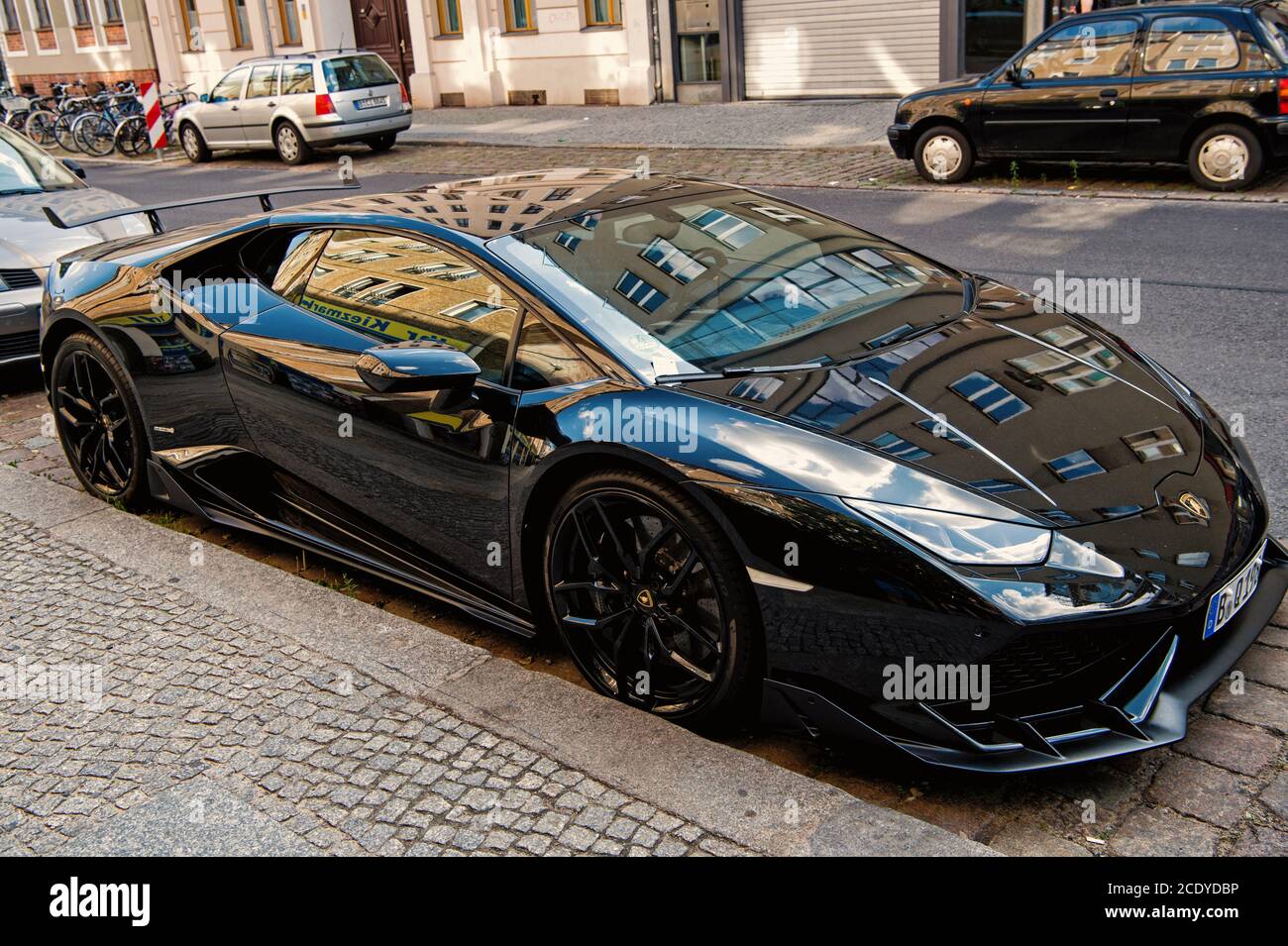 Hamburg, GermanyJuly 27, 2019 Supercar Huracan LP 6104