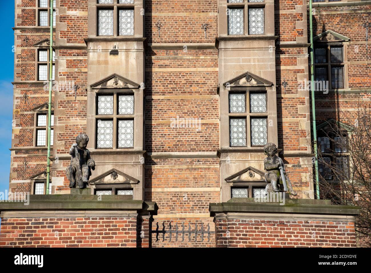 Views of the Rosenborg Castle in the heart of Copenhagen (DK) Stock Photo