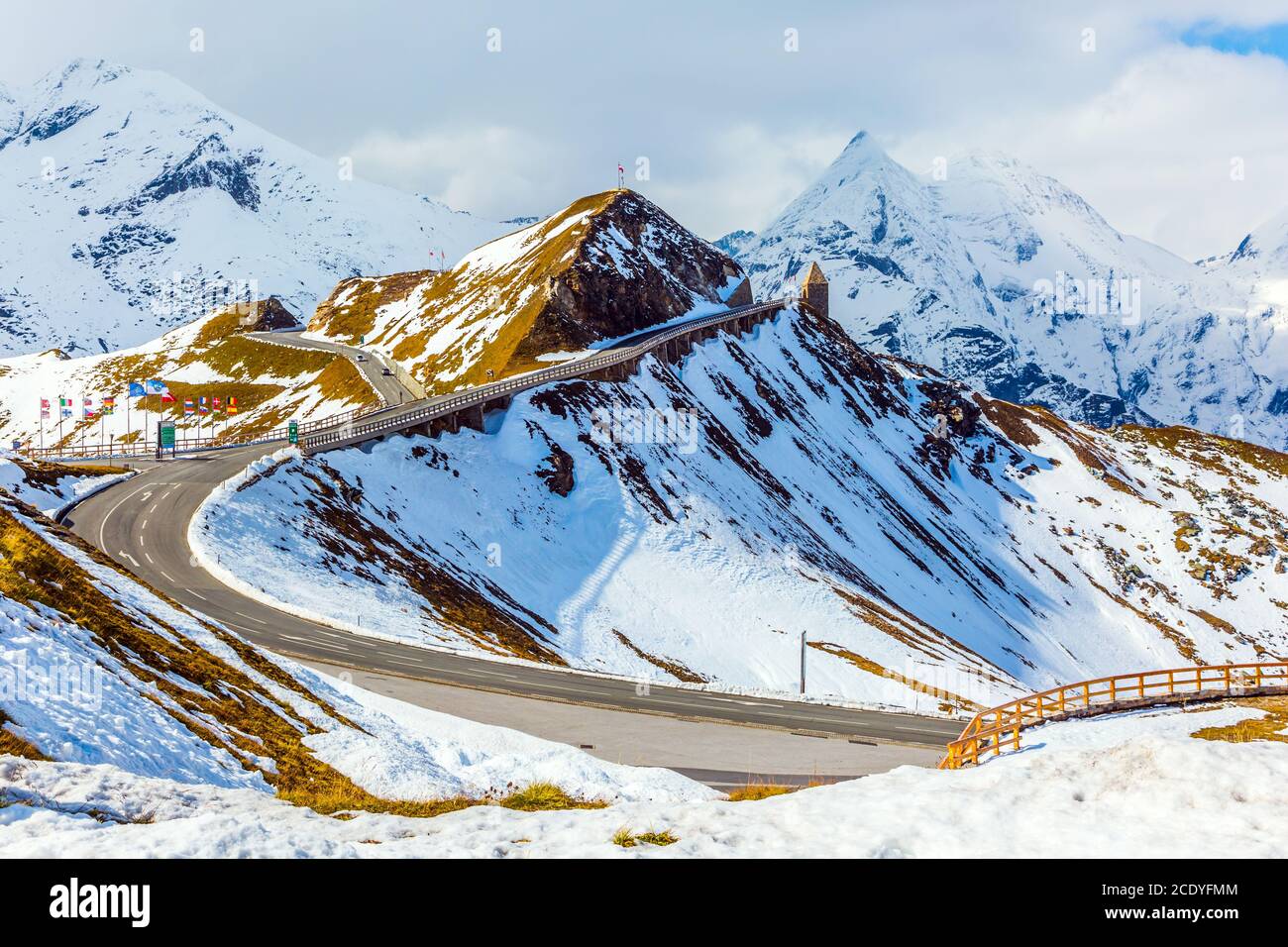 Mountain serpentine Stock Photo