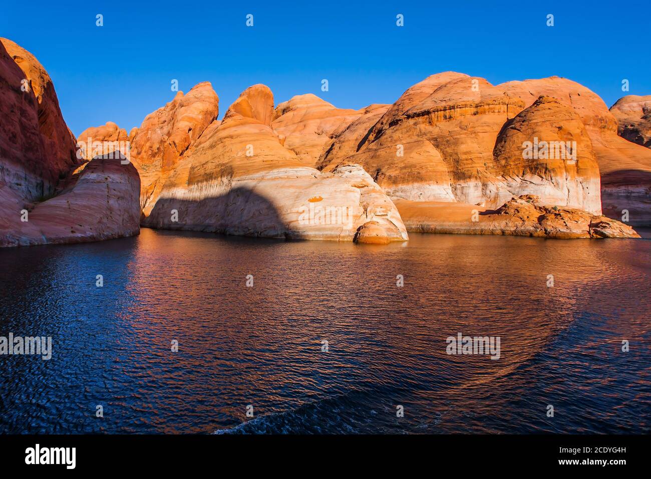 Sunset. Lake Powell Stock Photo Alamy
