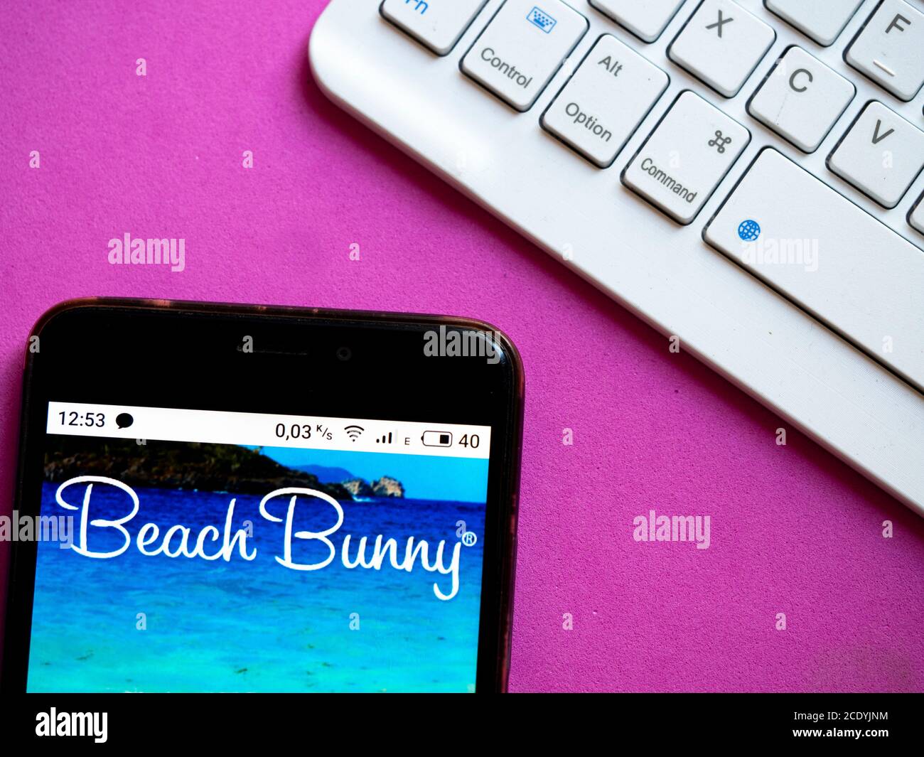 In This Photo Illustration E commerce A Beach Bunny Logo Is Seen in-this-photo-illustration-e-commerce-a-beach-bunny-logo-is-seen