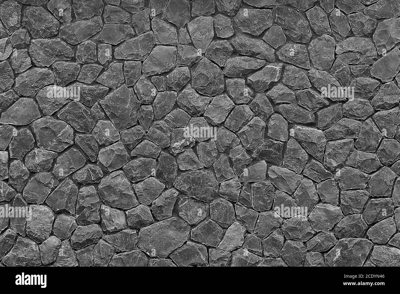 Granite wall background texture rough granite stone block wall Stock Photo