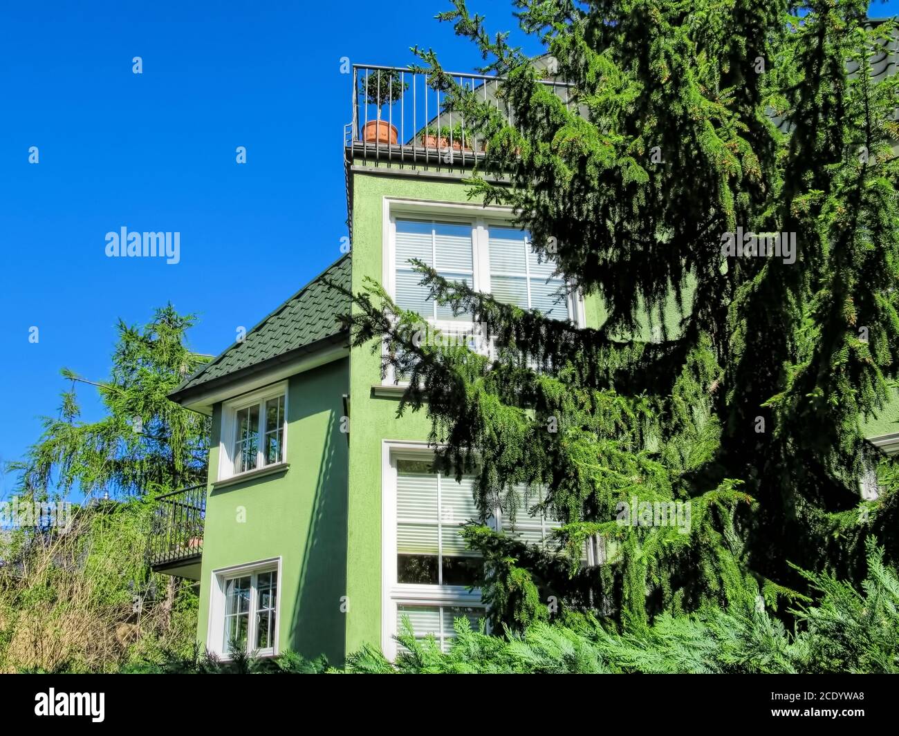 Berlin, Germany - May 21st, 2019 - live in the green Stock Photo