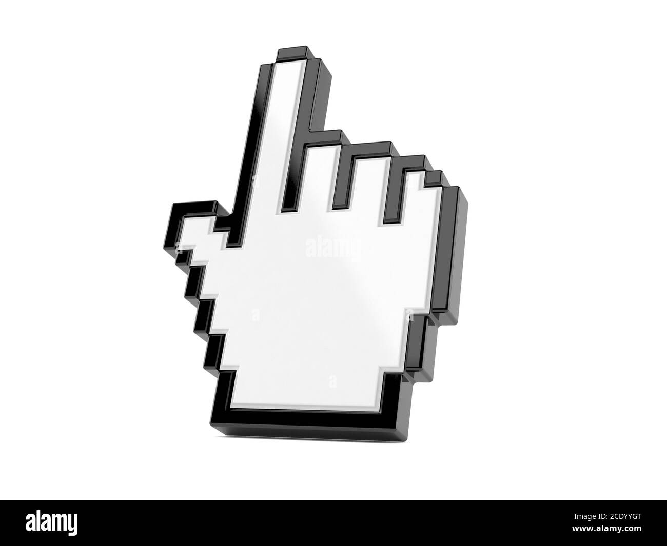 Cursor icon isolated on white background Stock Photo - Alamy