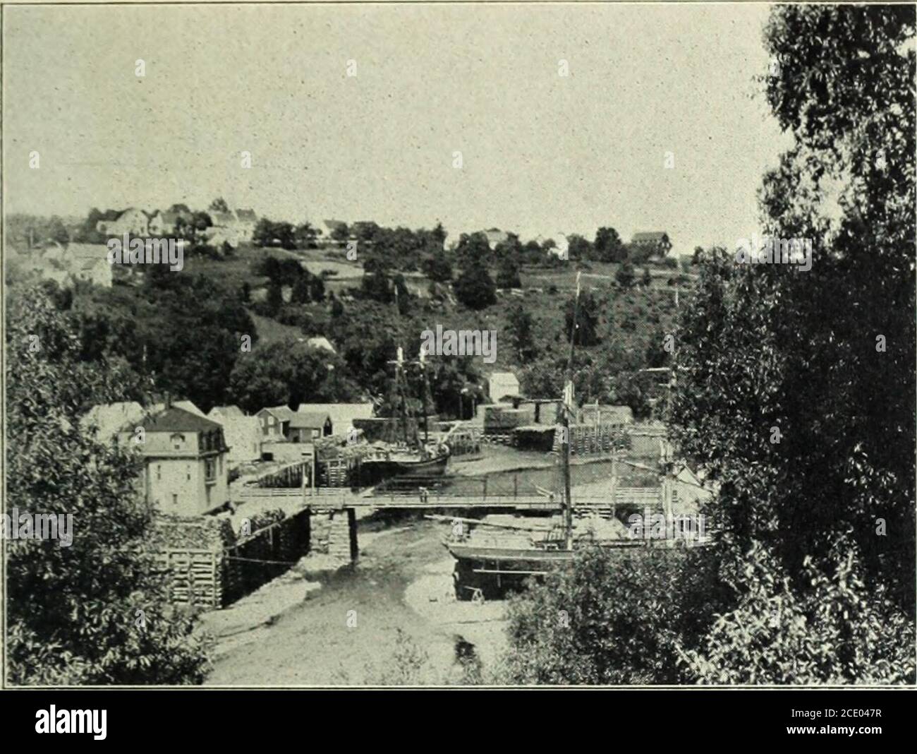 . Land of Evangeline, Dominion Atlantic Railway . THE VILLAGE OF BEAR ...