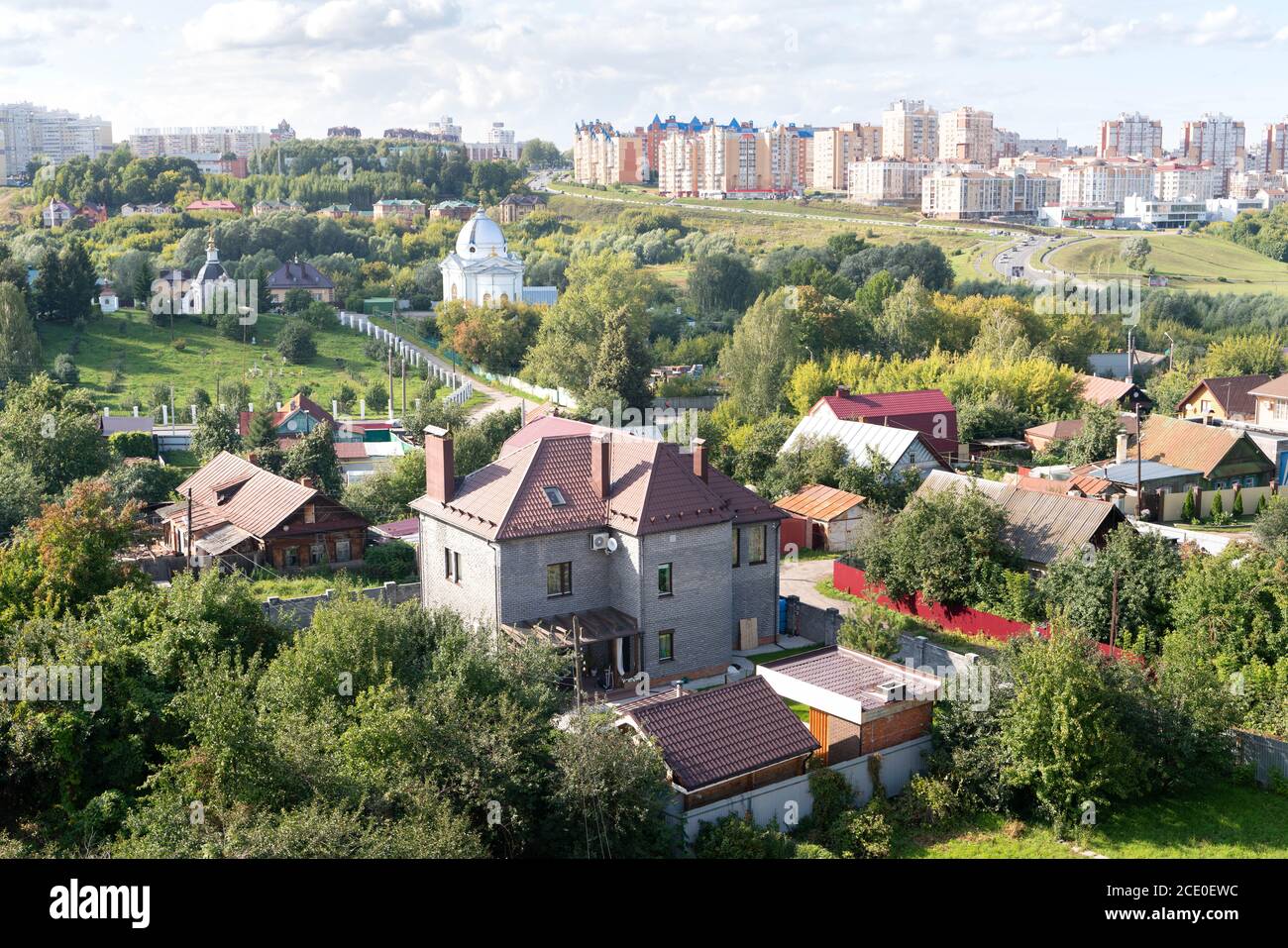 Cheboksary New brick top view hi-res stock photography and images - Alamy