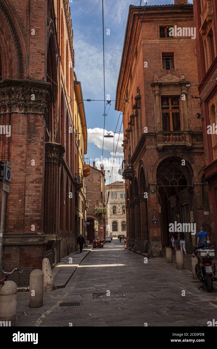 Historic building in Bologna a famous Italian city 4 Stock Photo - Alamy