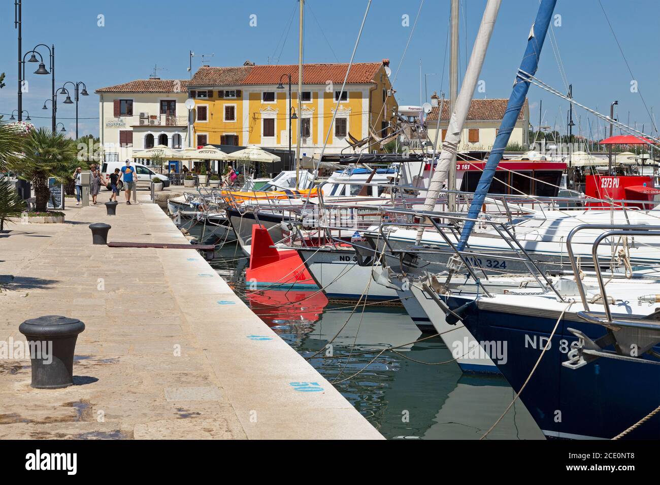 marina, Novigrad, Istria, Croatia Stock Photo