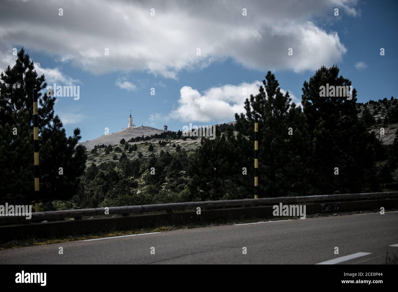June, 2016. Mont Ventoux in the Provence region of southern France. It