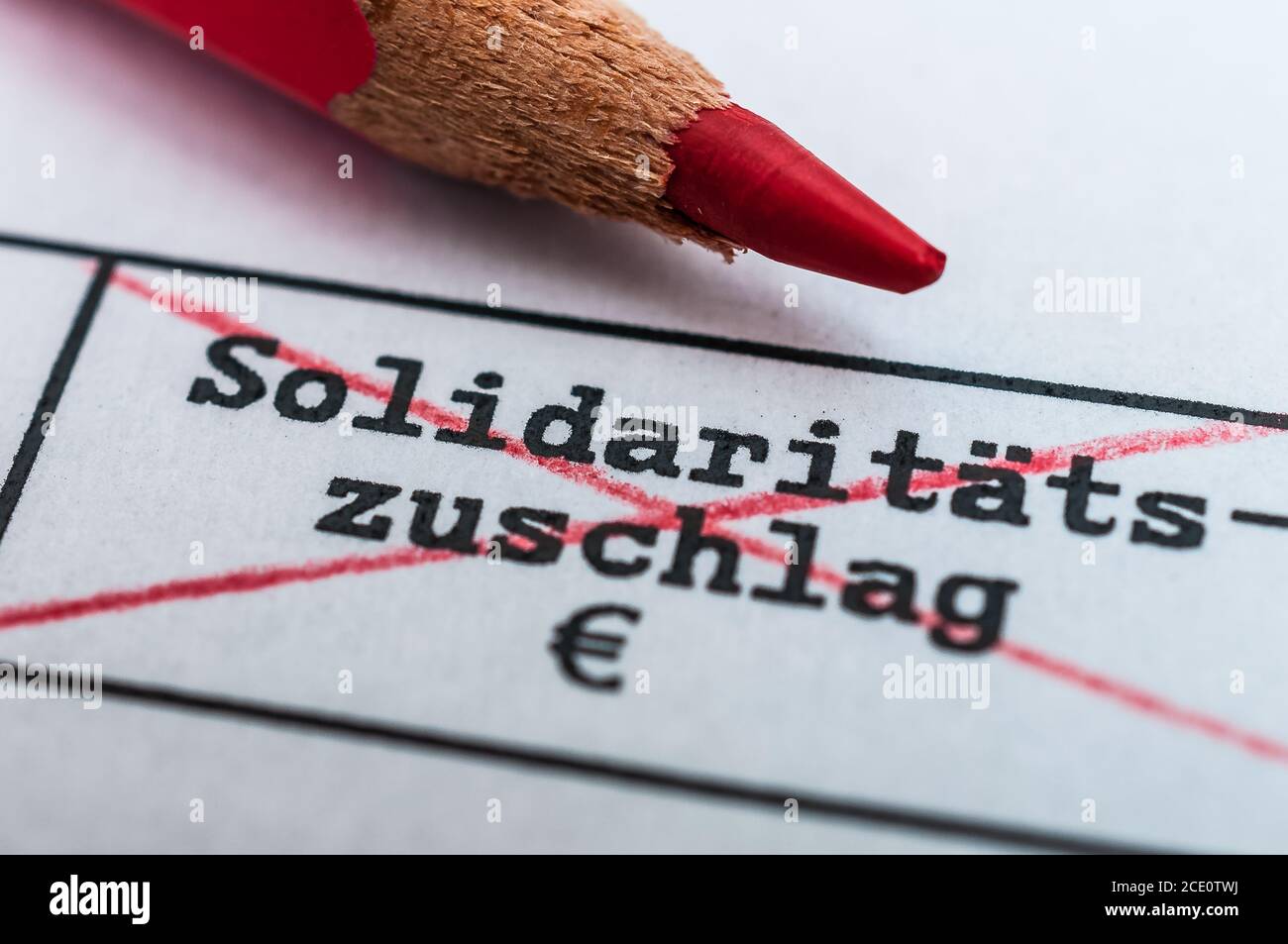 solidarity tax Stock Photo