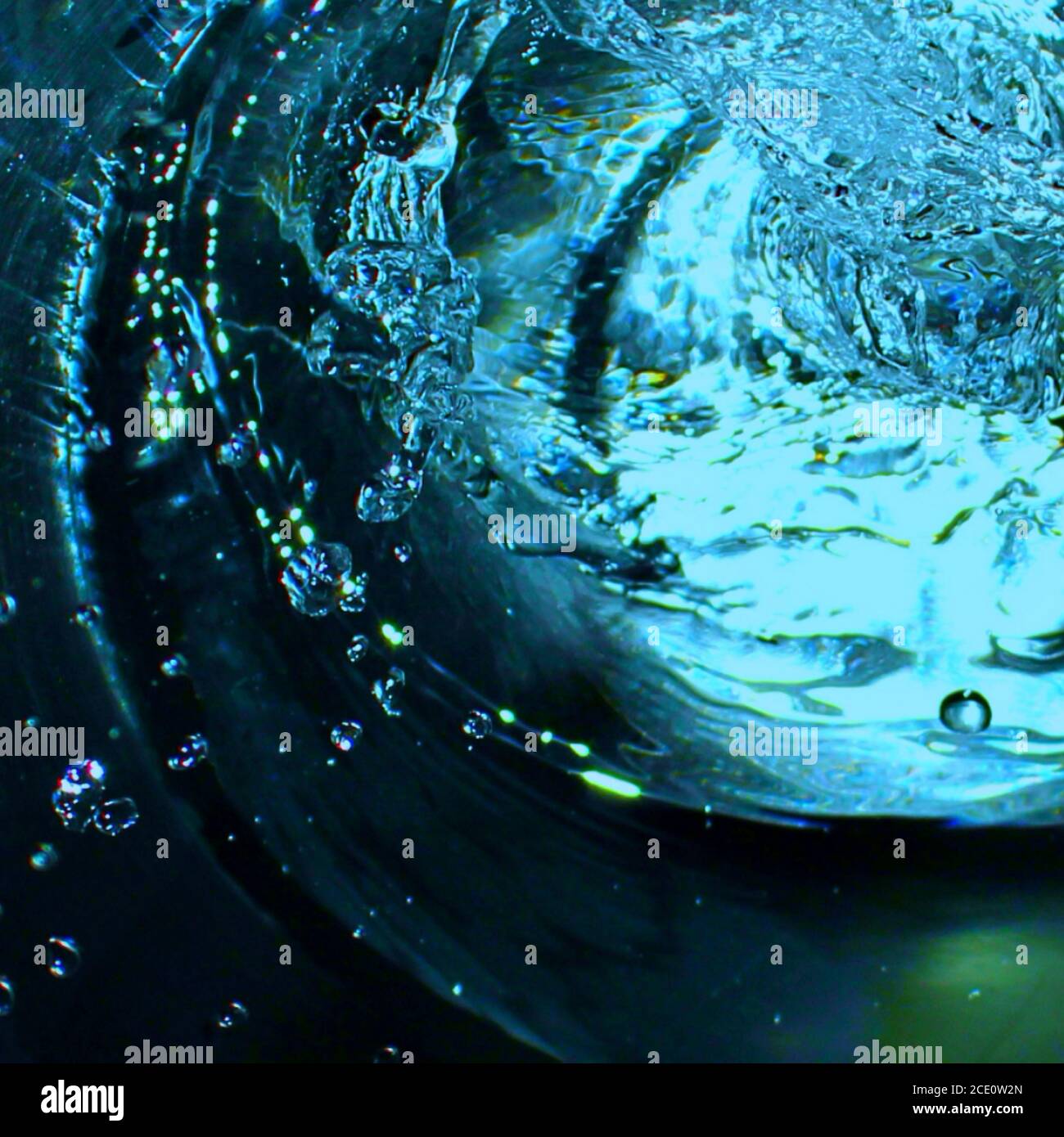 Liquid Bursting Stock Photo