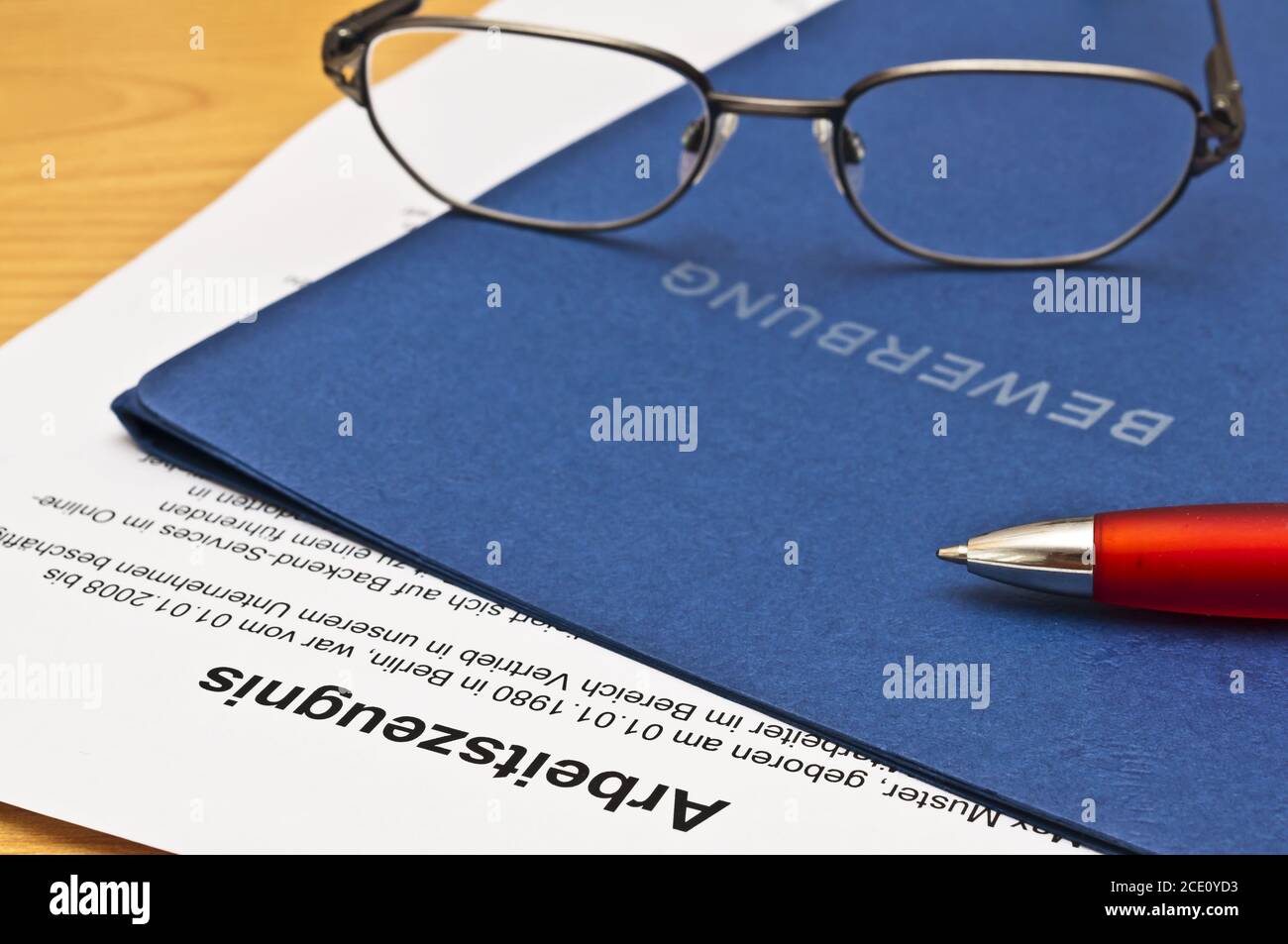 employment contract Stock Photo