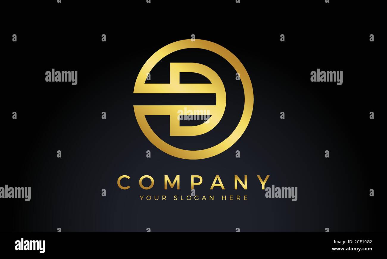 Initial Letter D Logo With Creative Modern Business Typography Vector ...