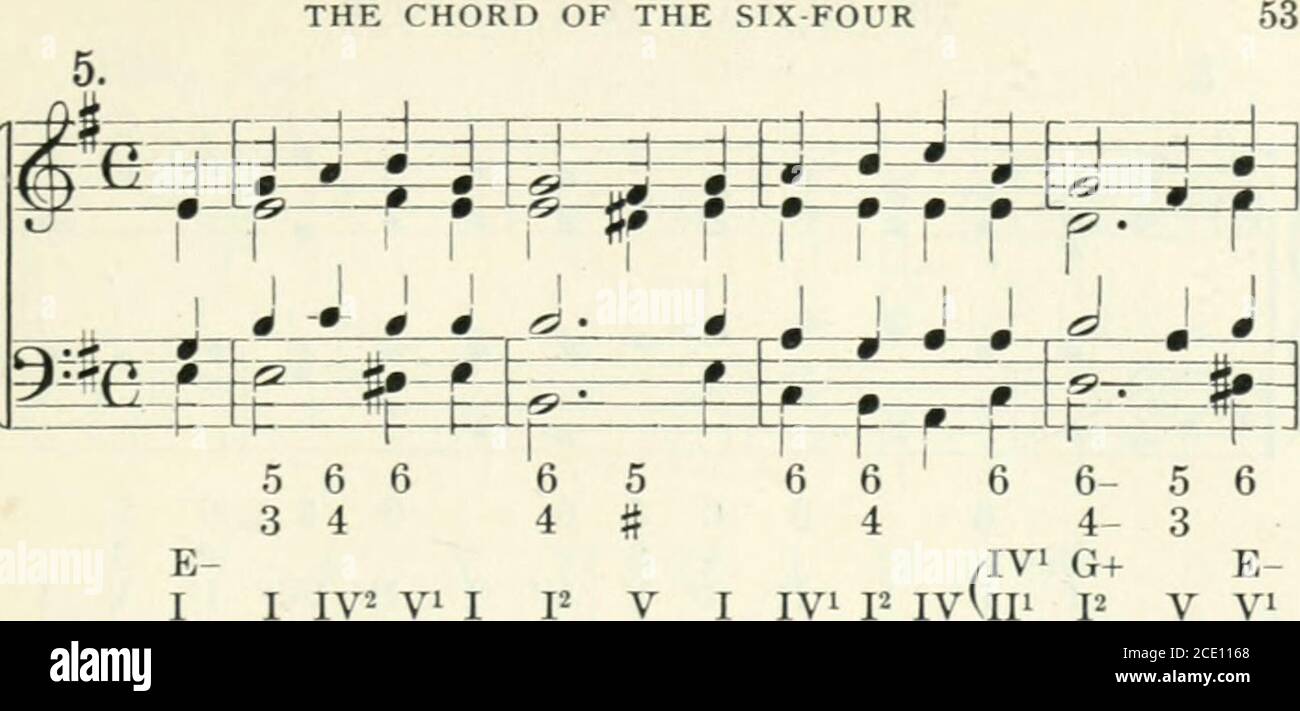 A Treatise On Harmony With Exercises I Iv2 Vi I Iv G E P V I Ivi P Ivllli P V Vi R R Lli I I 1