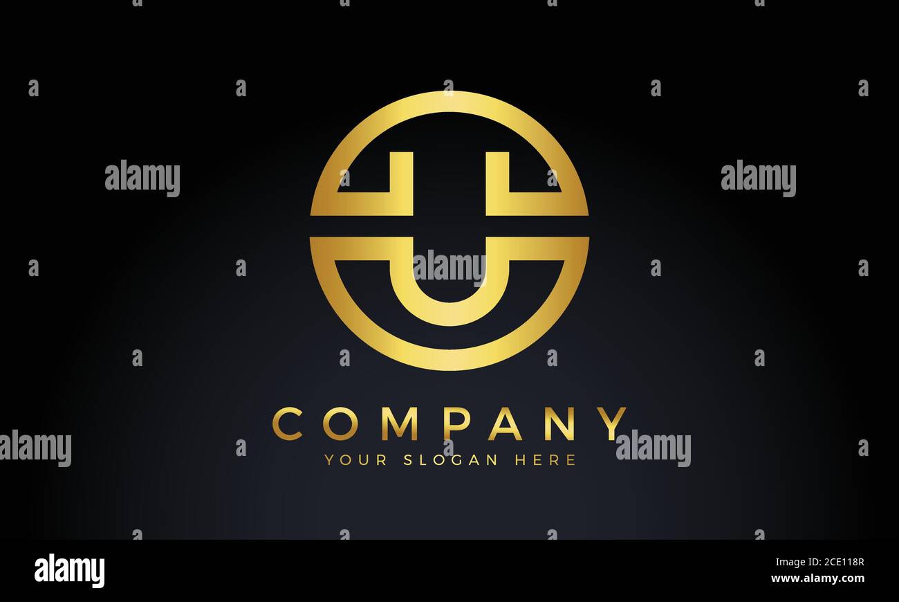 Initial Letter U Logo With Creative Modern Business Typography Vector ...