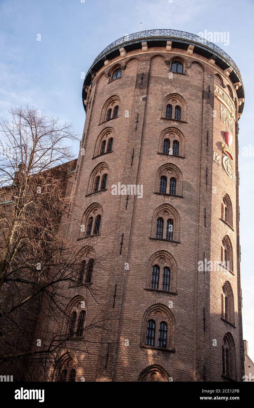 Round tower formerly known as Stellaburgis Hafniens in Copenhagen (DK) Stock Photo