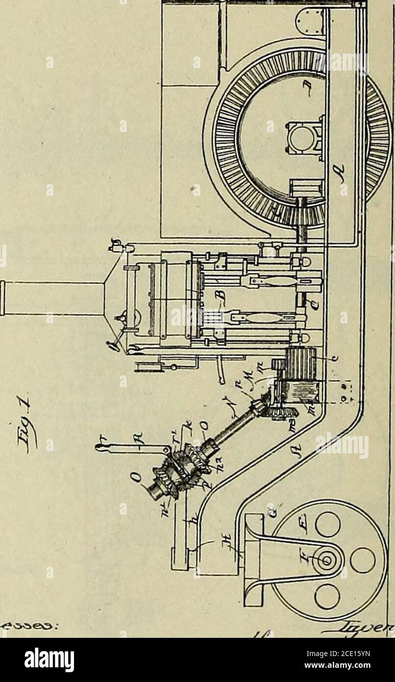 . Digest of United States automobile patents from 1789 to July 1, 1899, including all patents officially classed as traction-engines for the same period. Chronologically arranged ... together with lists of patents in the classes of portable-engines, traction-wheels, electric locomotivs, and electric railway battery systems ... . No. 486,481 2 Sheets—Sheet 1. H- W. LASTER.STEAM ROAD ROLLER. Patented Nov. 22, 1892.. r^^or^; TRACT/ON ENGINES 391 No. 486,481 2 Sheets —Street 2. H, W. LASTER.STEAM BOAD ROLLER. Patented Nov. 22, 1892. Stock Photo