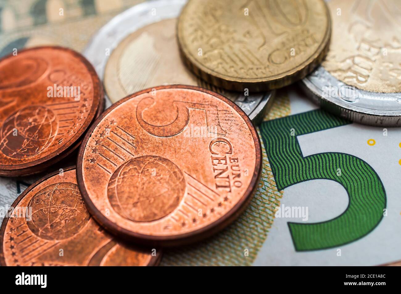 minimum wage in Germany Stock Photo