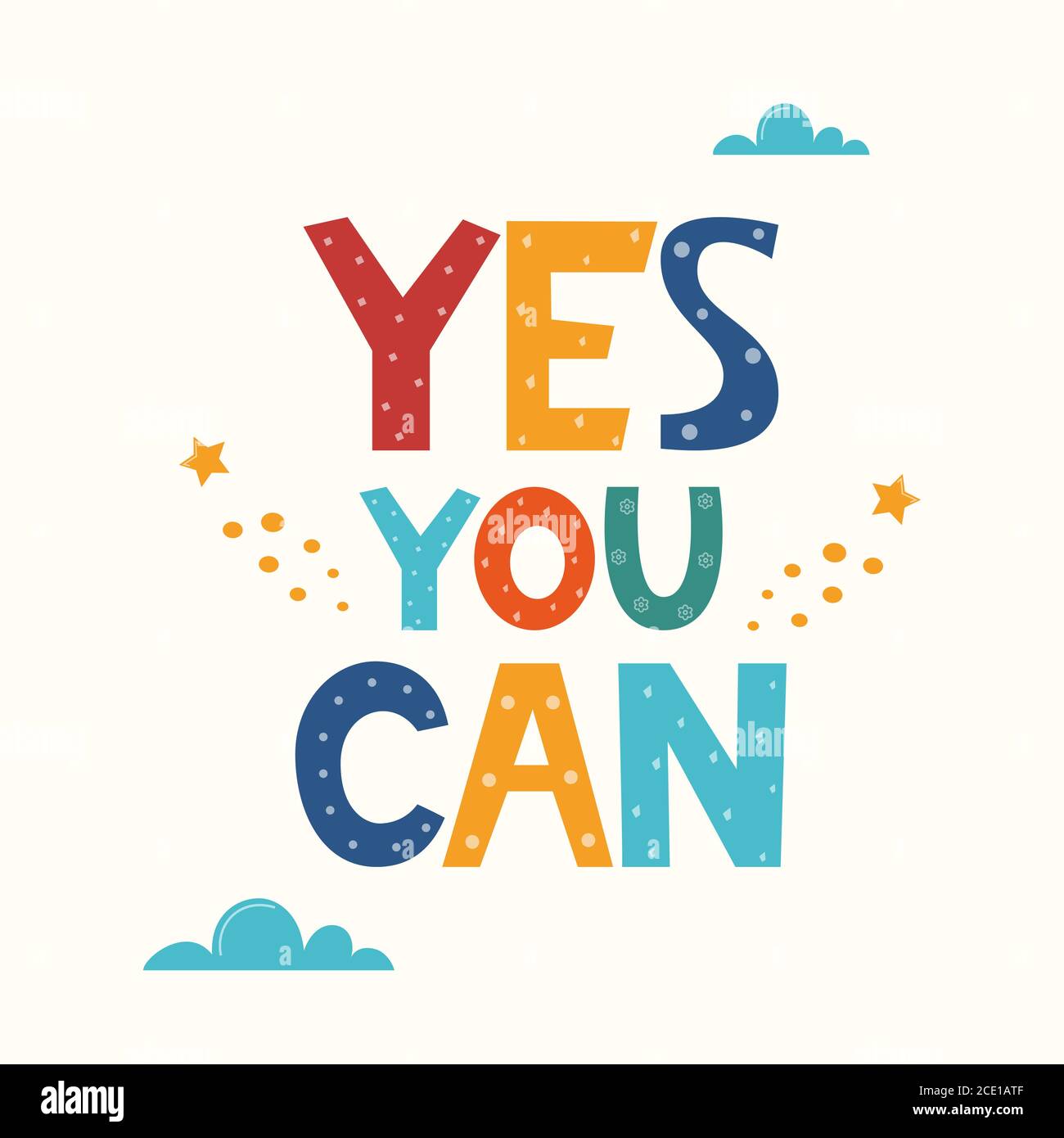 Yes you can! Stock Vector Images - Alamy
