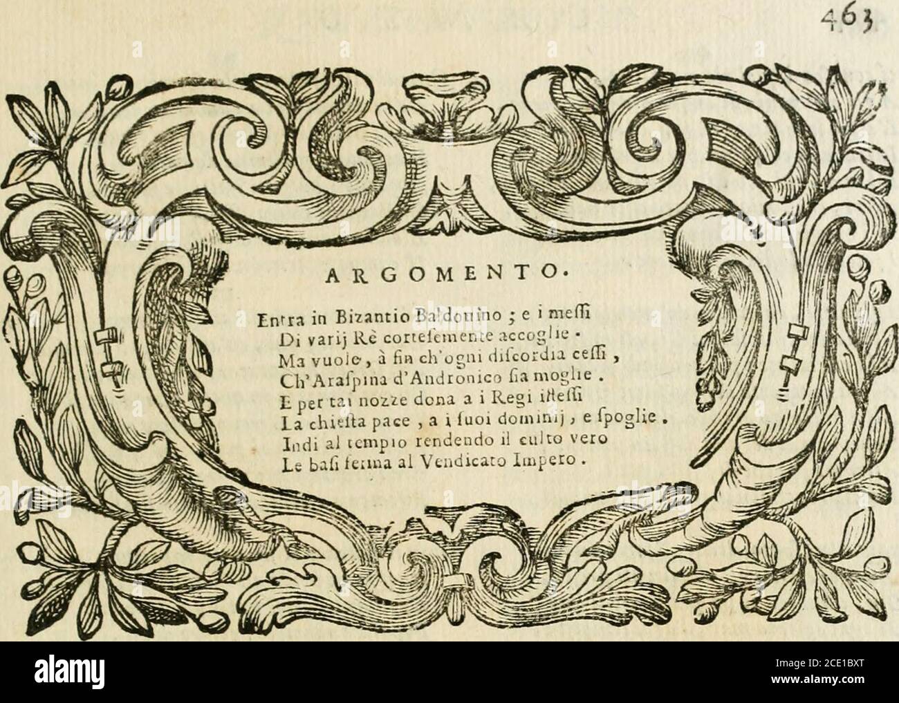 . L'imperio vendicato . ARGO-. CANTO gFJRJNTESIMO, ET ULTIMO. VR dopo lungo, e pro-cellofo mare , Da cuifaluaimi remigancio à pena Tra infidiofifcogli, efisti auare &gt; Parmi veder la defit-ta arena. E ,fe pur dura al fuo principio parsIl venticel &gt; chà dritta via mi mena,Spero pria &gt; the la notte efca daìOrtOiiUaor le vele entro il quieto porta. Stock Photo