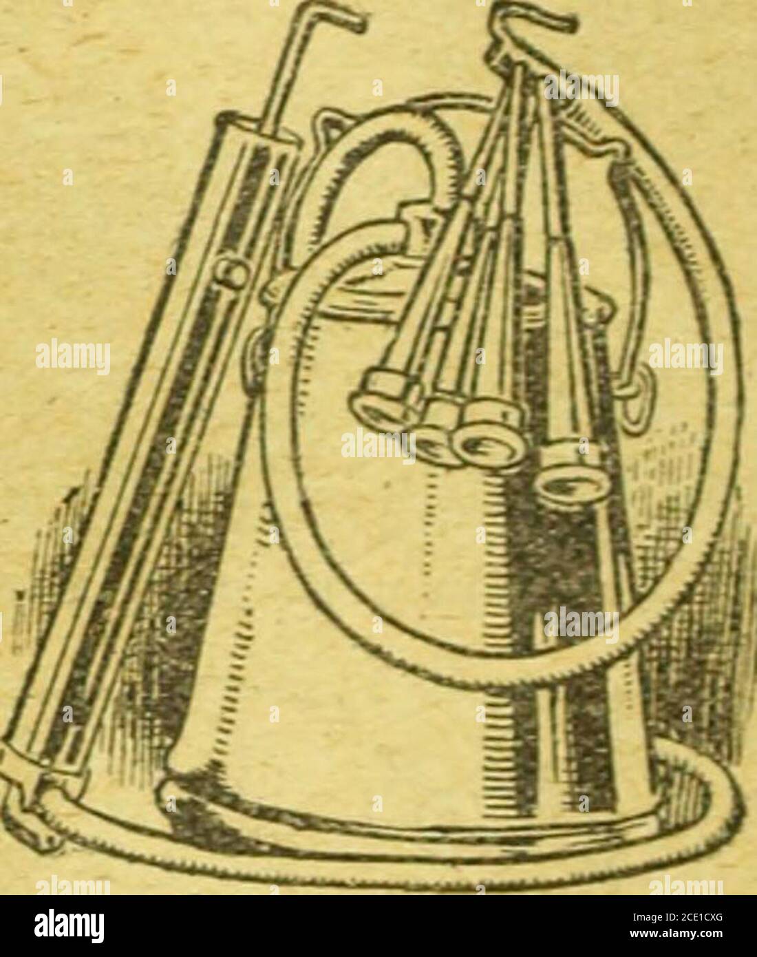 . Farmer and stockbreeder . to uso one. The question is—Which Machino ! The HINMAN Milker is the simple, sanitary machine, built on scientific lines. It is easytojerect in any barn. It is easy to operate— any man. woman, boyor girl can work it. It is easy to keep clean, sweet and sanitary.Moreover it is the milking machine that cannot injure the cow. There is a standard size Hinman Plant to suit the require-ments of every herd. We undertake to fit them up in anybarn reads- to work at an inclusive charge. These aresome of our stock size plants. No. 1 Plant to milk from 14-20 Cows per hour £59No Stock Photo