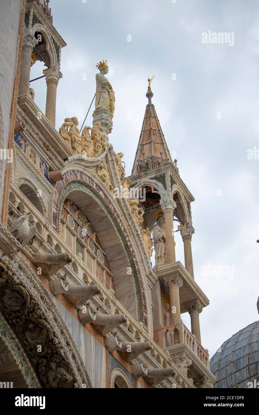 Single art isolated details in Venice, Italy Stock Photo Alamy
