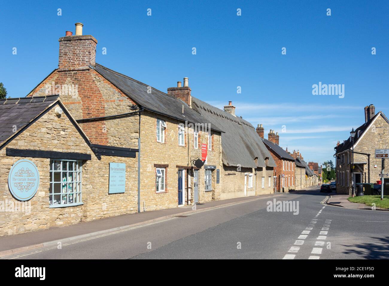 High Street, Sharnbrook, Bedfordshire, England, United Kingdom Stock Photo