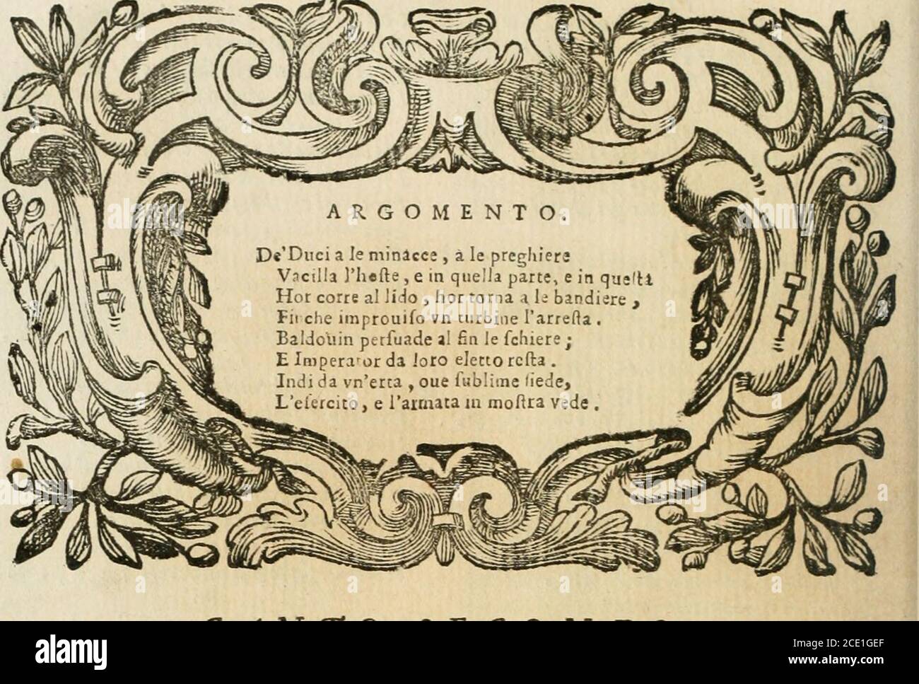 . L'imperio vendicato . ARGO-. CANTO SECONDO. ON è lbonor, non èla gloria in terra Proprio del buom,né geniale affetto, Jguàto lamor, ([na-to il defio,c he ferra Dela quiete infeno,e del diletto . E la follecitudine, è la guerraSol de lvfan^a zn peregrino effetto.Natura , chama il viuere , ci additaSalo i fentier dima gioconda vita . Stock Photo