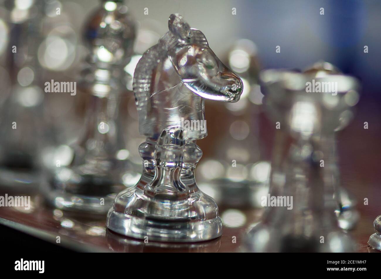 Chess Game, Horse is the Piece in Focus Stock Photo - Image of businessman,  idea: 151497198