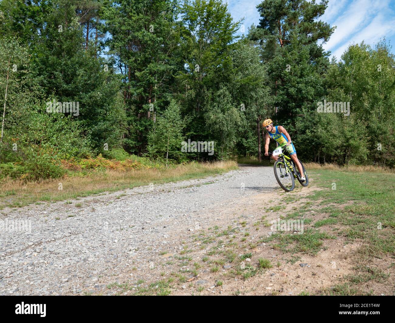 Radvanec, Czechia - 23th of August 2020. The Samuel XC triathlon event ...