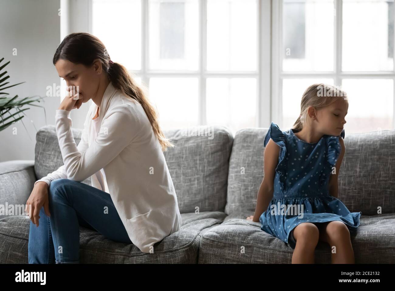 Unhappy family hires stock photography and images Alamy