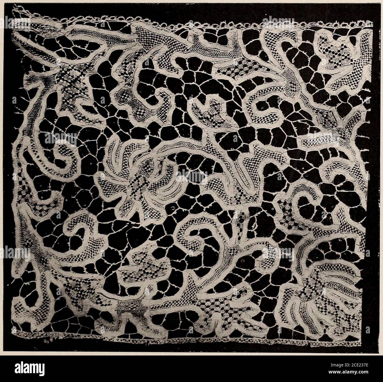 . A history of handmade lace dealing with the origin of lace, the