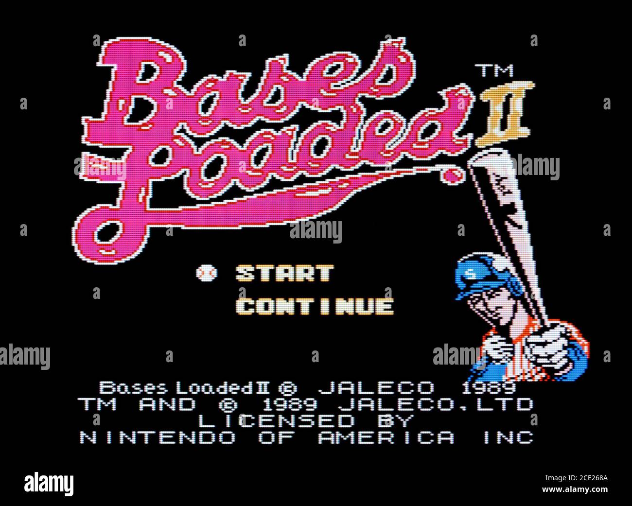 Bases Loaded II Nintendo Entertainment System NES Videogame