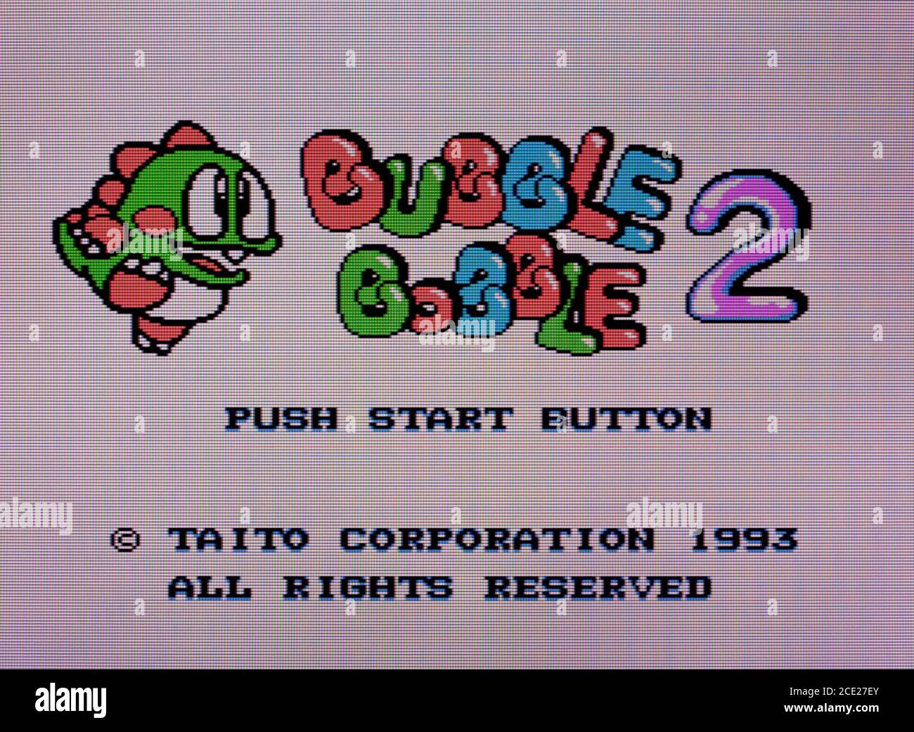 Bubble Bobble 2 - Nintendo Entertainment System - NES Videogame - Editorial  use only Stock Photo - Alamy