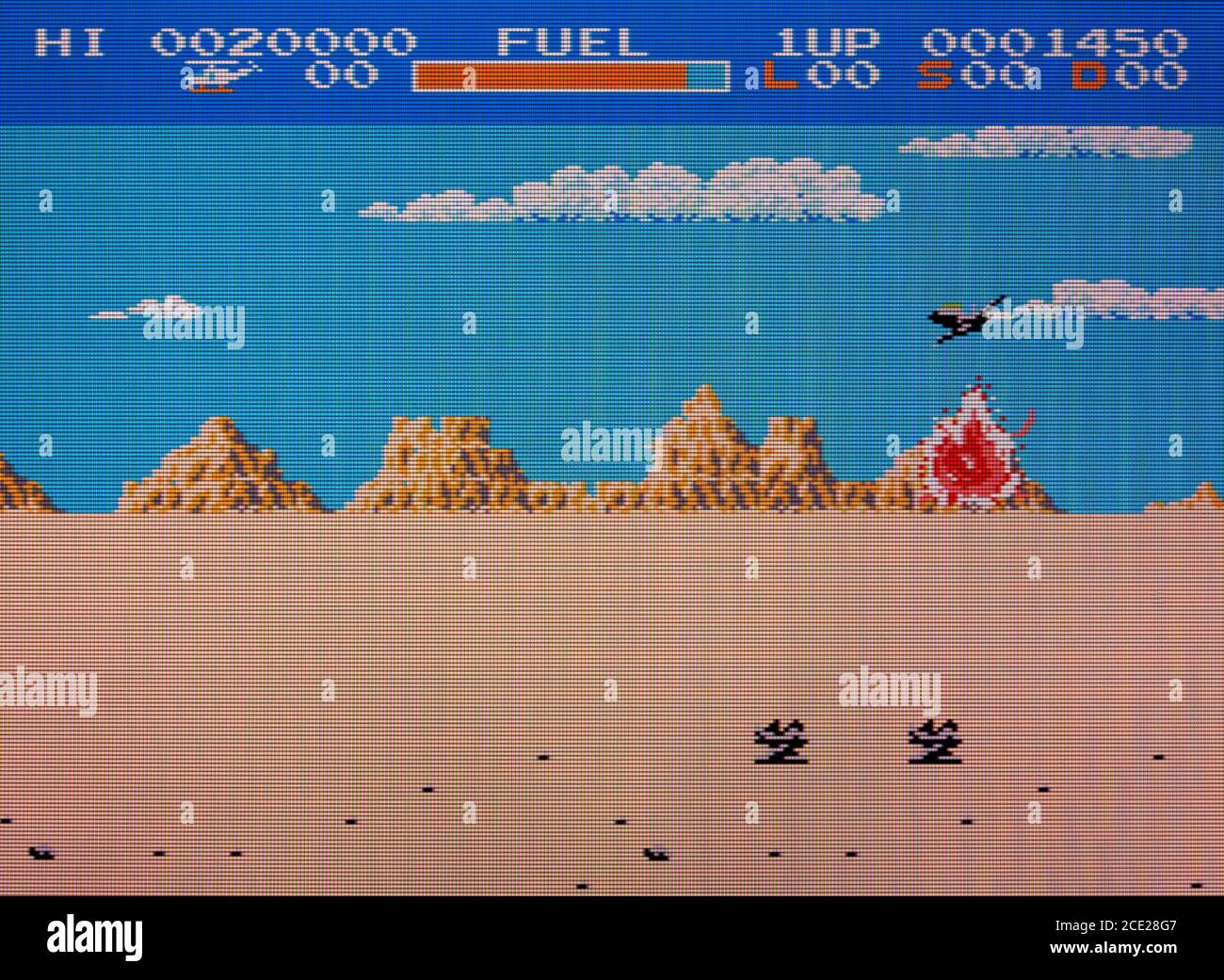 Choplifter - Nintendo Entertainment System - NES Videogame - Editorial use only Stock Photo