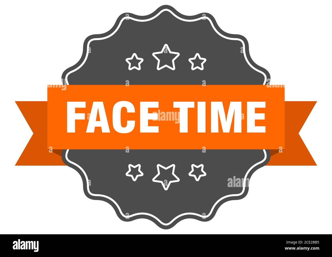 face time label. face time isolated seal. Retro sticker sign Stock ...