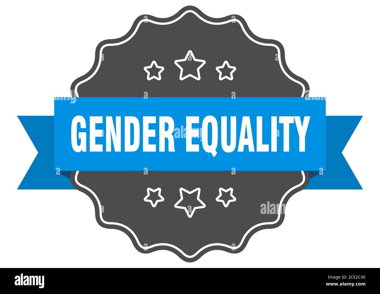 Gender Equality Label Gender Equality Isolated Seal Retro Sticker