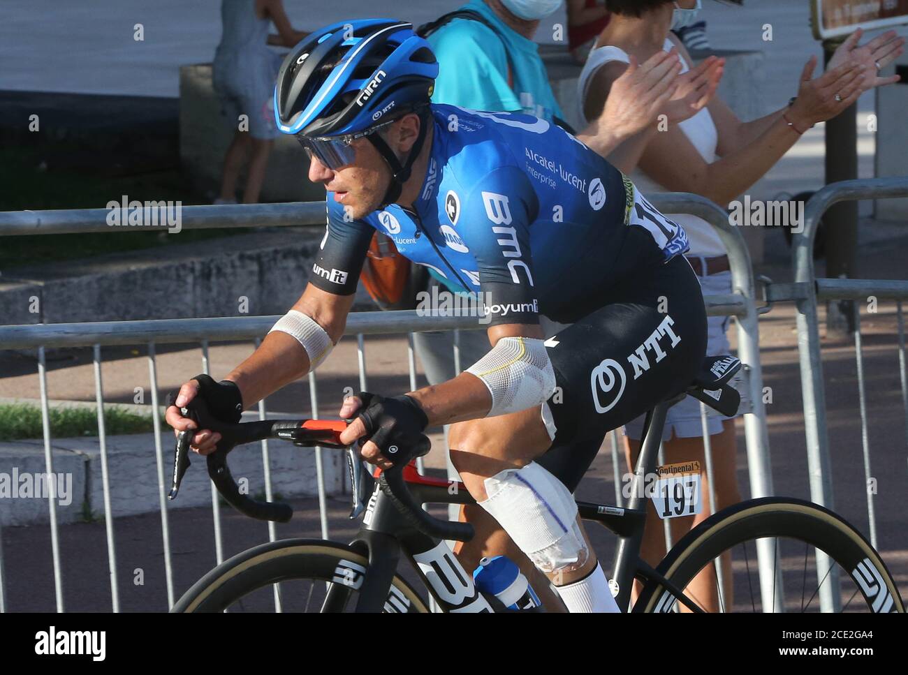 Domenico Pozzovivo of NTT Pro Cycling during the Tour de, France