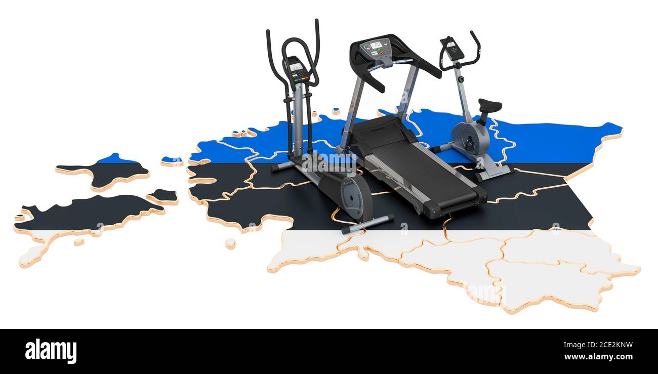 Sport clubs in Estonia. Fitness, exercise equipments on Estonian map ...