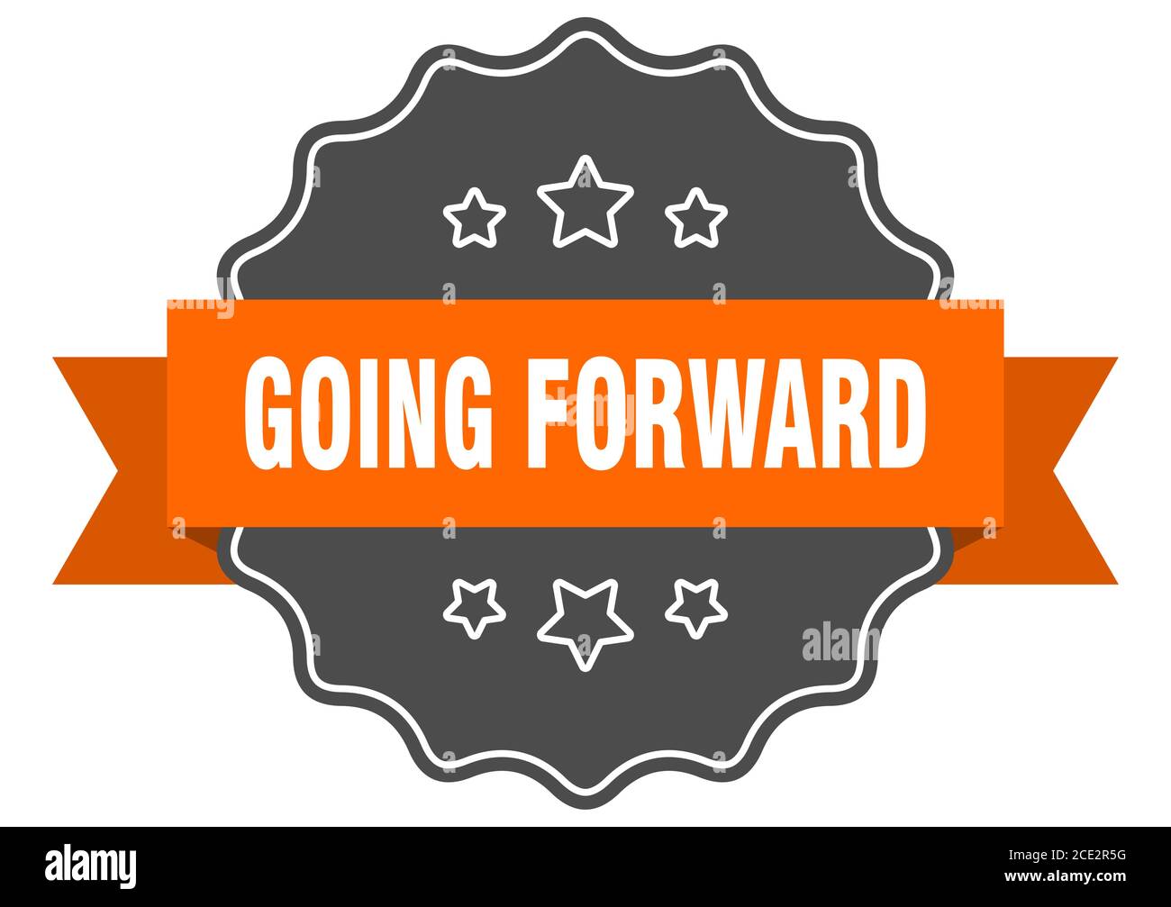 going forward label. going forward isolated seal. Retro sticker sign ...
