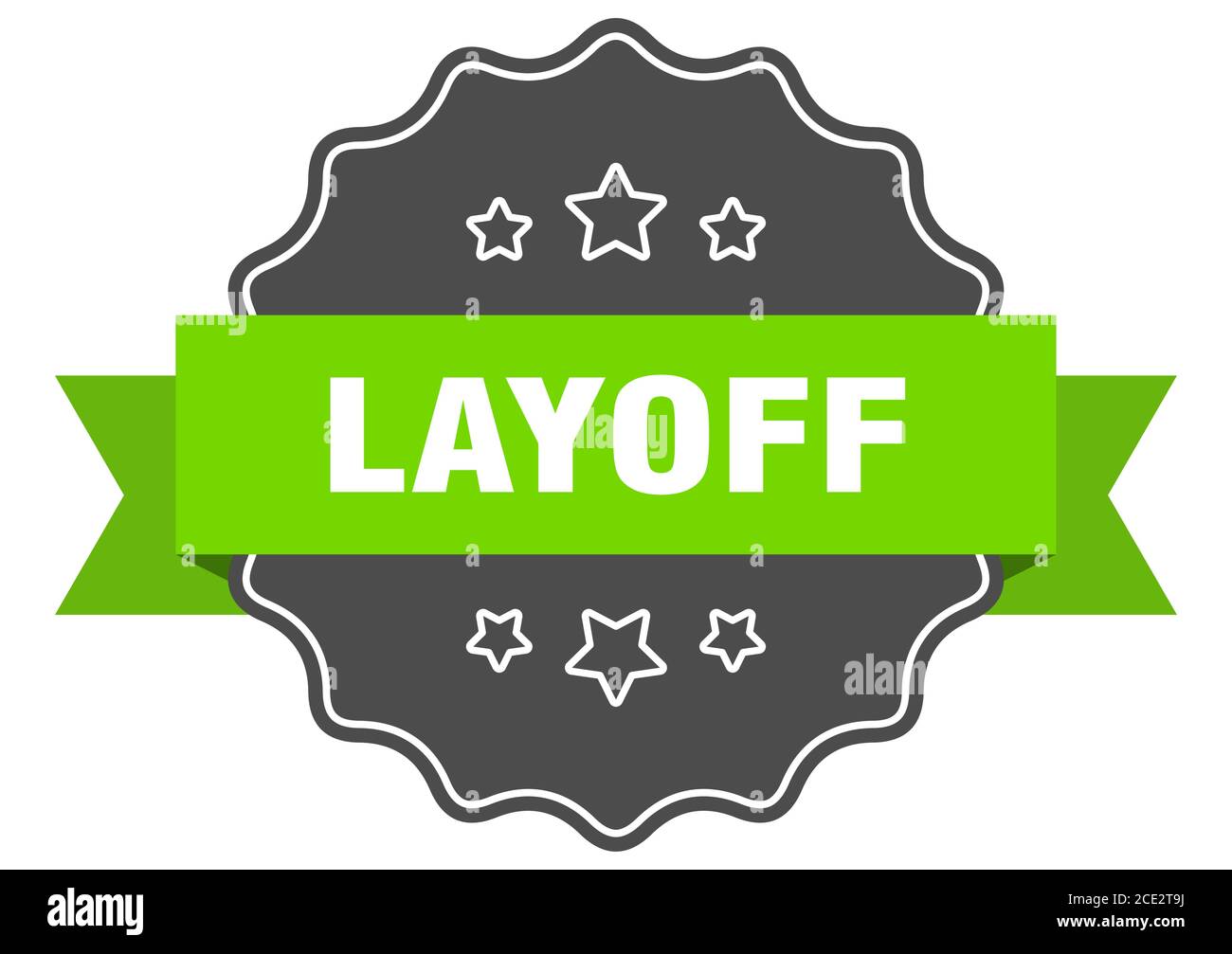 layoff label. layoff isolated seal. Retro sticker sign Stock Vector ...