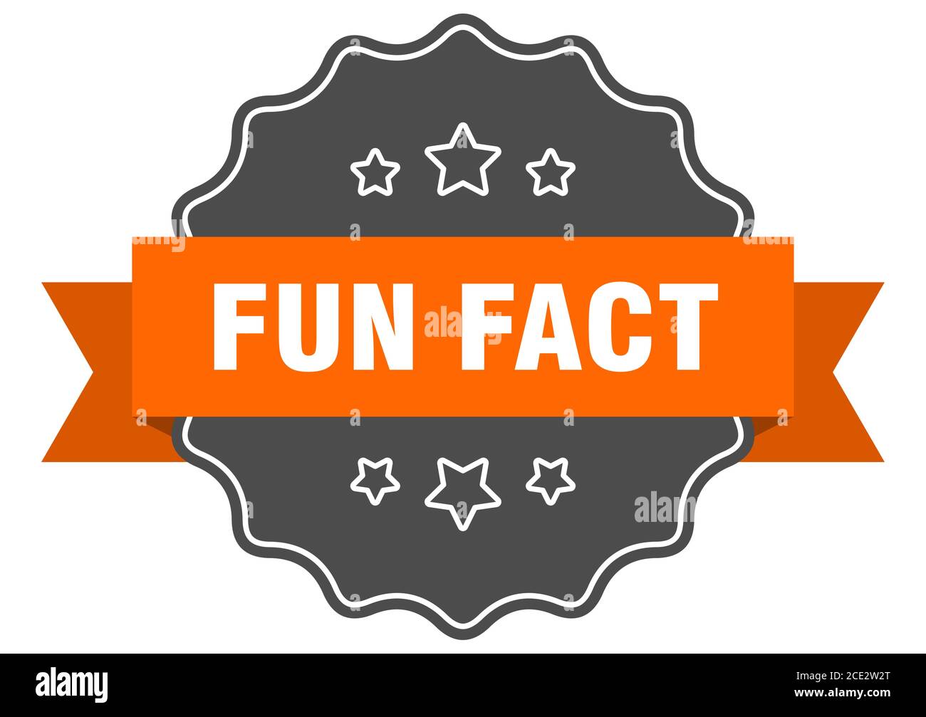 fun fact label. fun fact isolated seal. Retro sticker sign Stock Vector ...