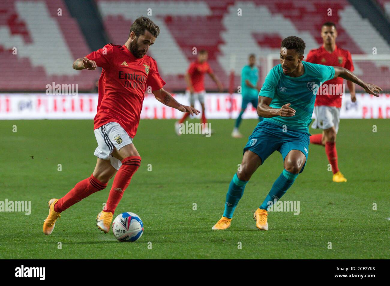 Lisbon, Portugal. August 30, 2020. Lisbon, Portugal. Benfica's forward from Portugal Rafa Silva (27) in action during the friendly game between SL Benfica vs AFC Bournemouth Credit: Alexandre de Sousa/Alamy Live News Stock Photo